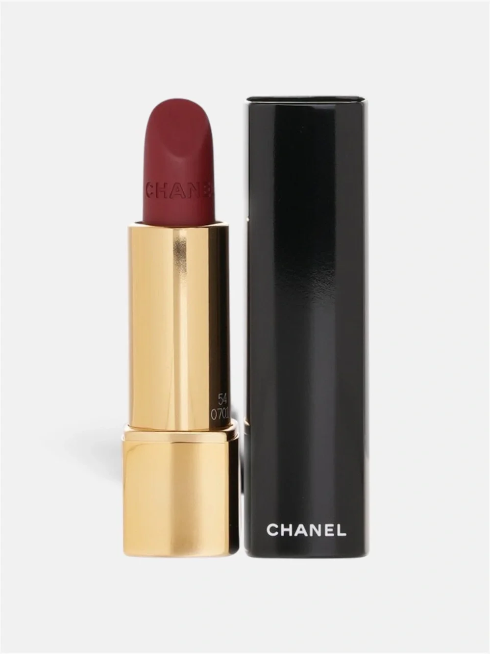 CHANEL Rouge Allure Velvet Lipstick 54 Paradoxale - Rich Crimson